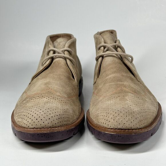 Donald J Pliner Boots Men’s Size 10 M Suede Wingtip Ankle Chukka Tan Ermes-Ma main image 12